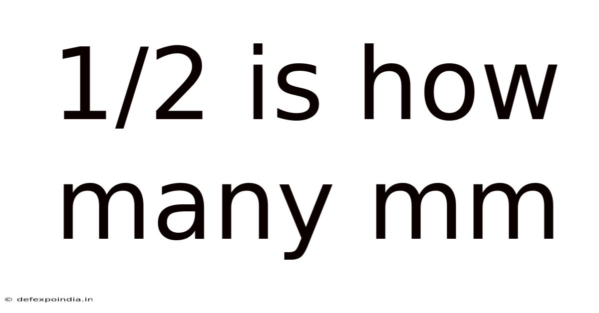 1/2 Is How Many Mm