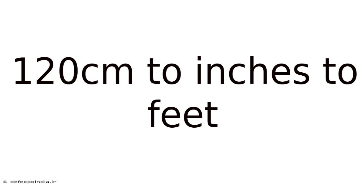 120cm To Inches To Feet