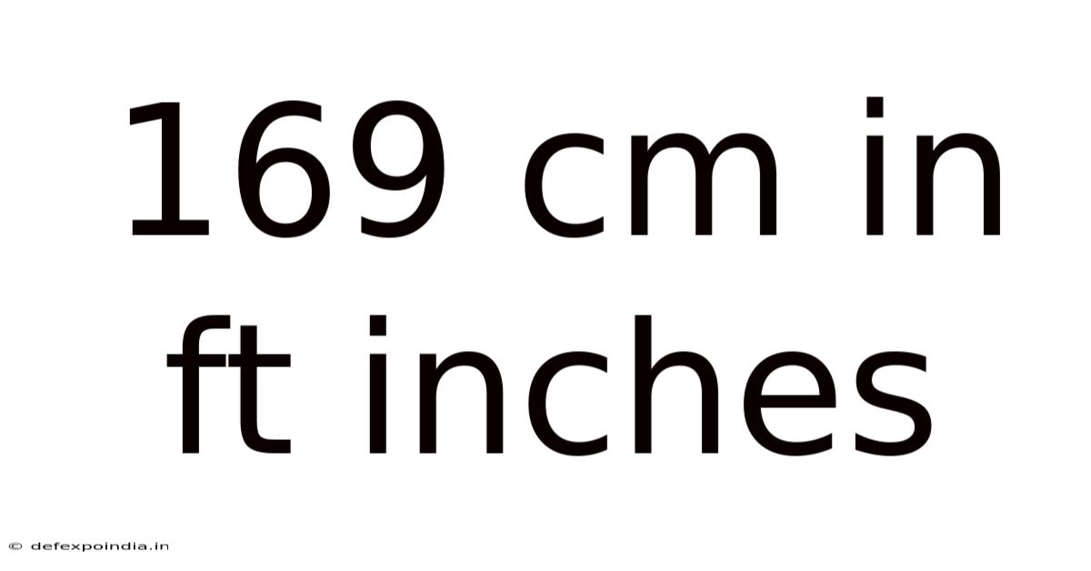 169 Cm In Ft Inches