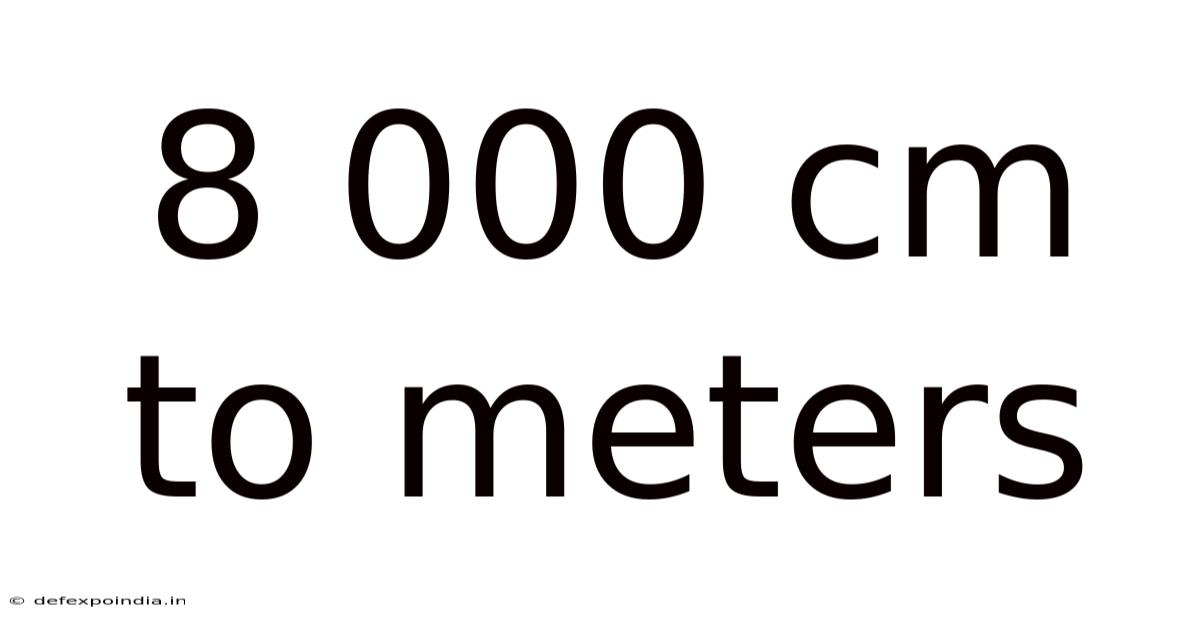 8 000 Cm To Meters