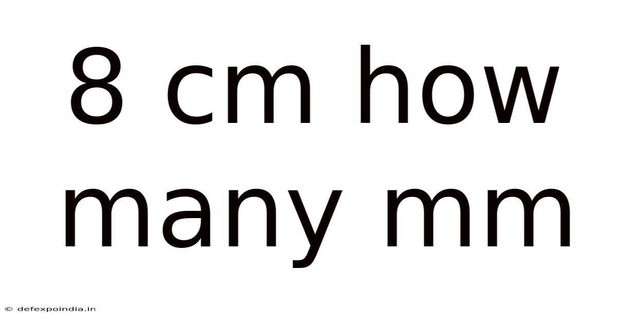8 Cm How Many Mm