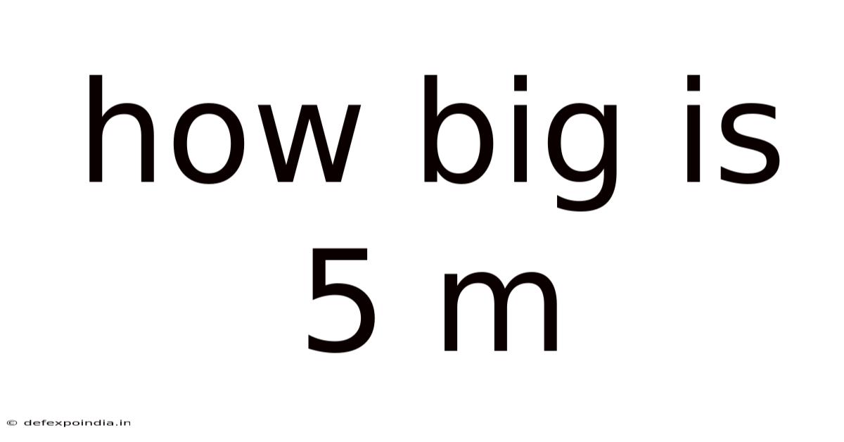 How Big Is 5 M