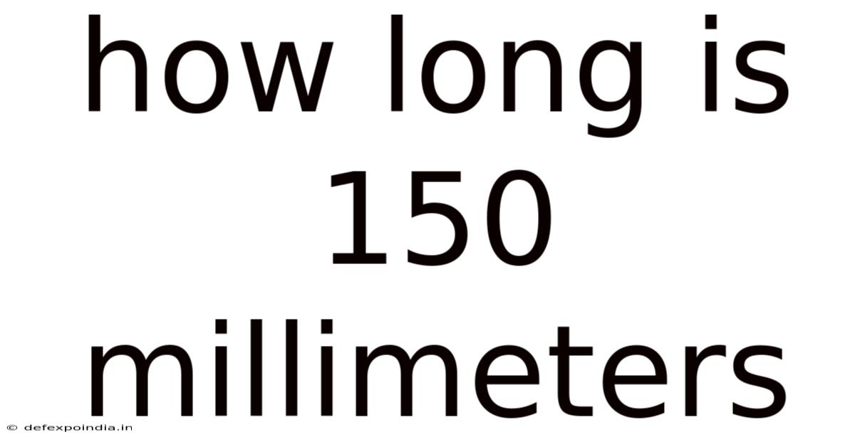 How Long Is 150 Millimeters