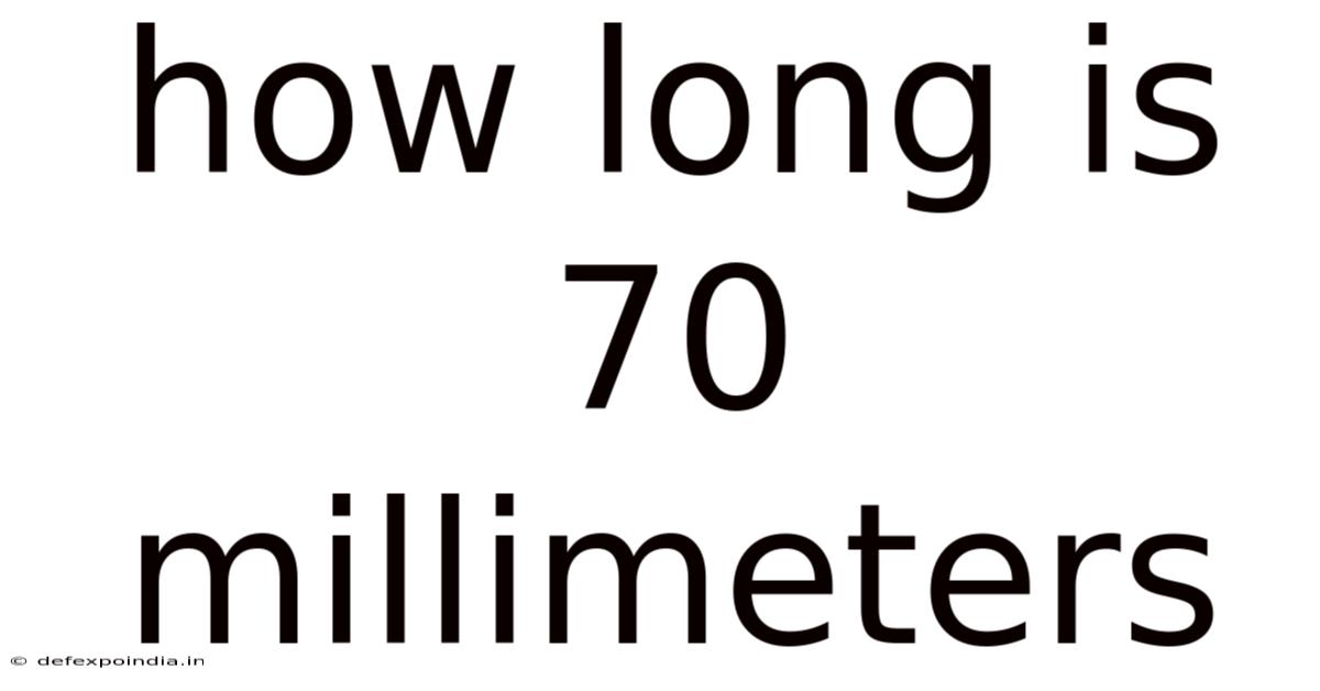 How Long Is 70 Millimeters
