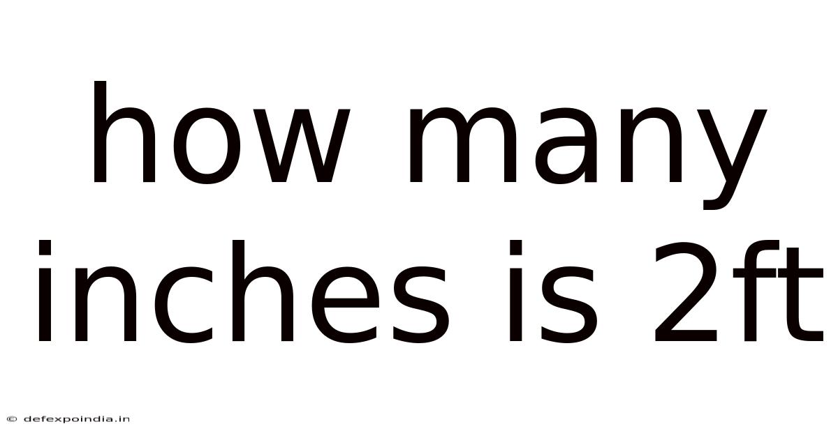How Many Inches Is 2ft