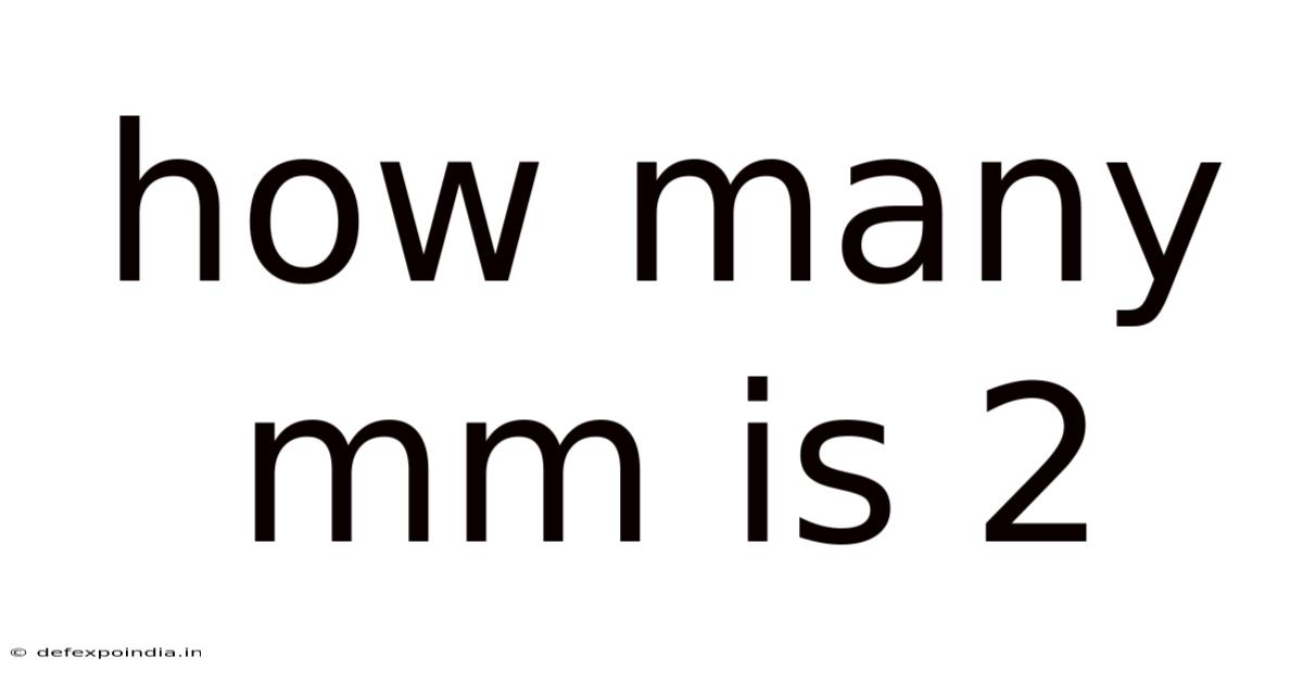 How Many Mm Is 2