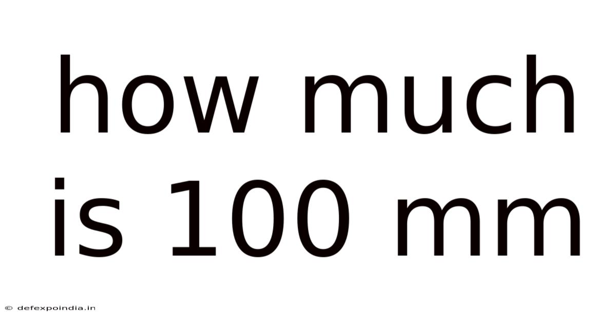 How Much Is 100 Mm