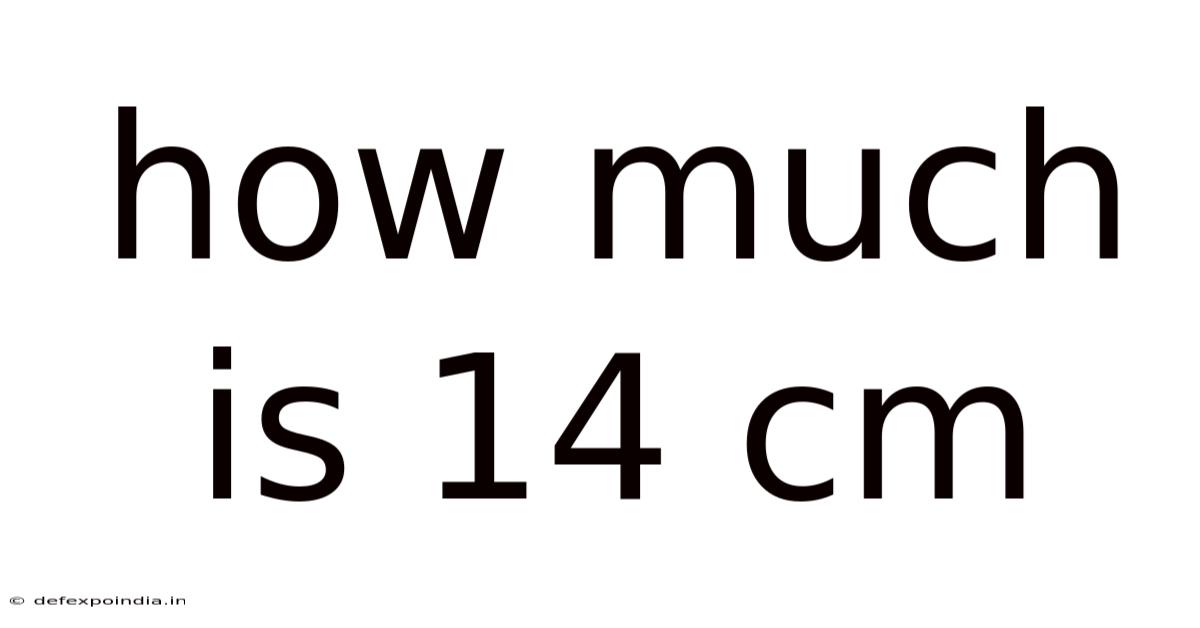 How Much Is 14 Cm