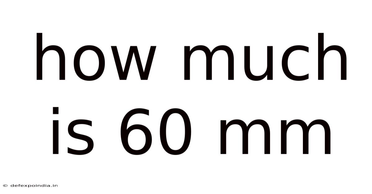 How Much Is 60 Mm