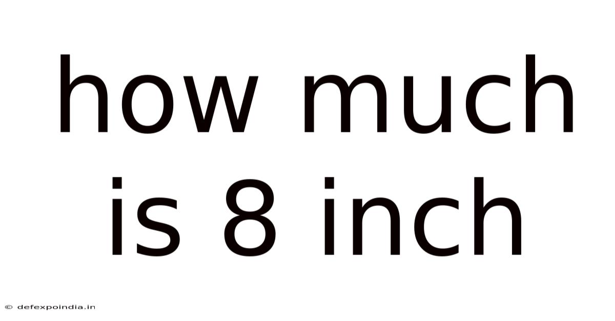 How Much Is 8 Inch